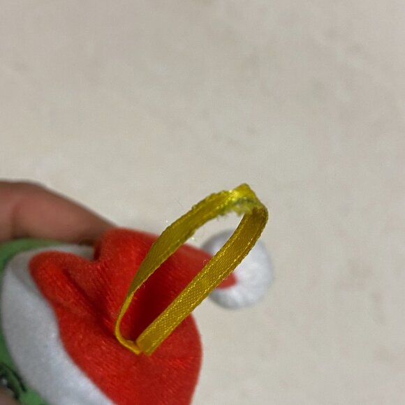 3/$20, M&M's Green w/ Red Santa Hat Stuffed Plush Christmas Ornament - Picture 5 of 5